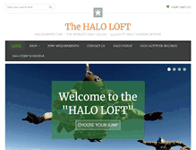 Tablet Screenshot of halojumper.com